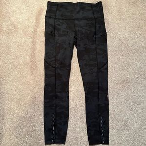 Lululemon Fast and Free Reflective High-Rise Tight 25" Size 8